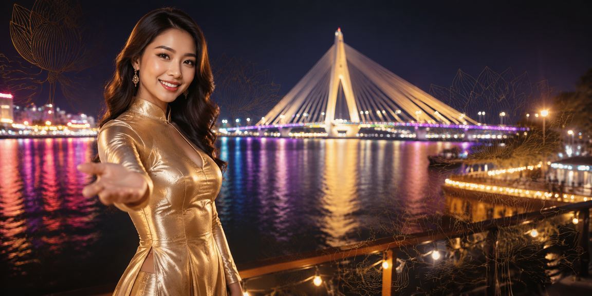 Người phụ nữ mặc áo dài tại Cần Thơ nhận thưởng VIP qua điện thoại di động